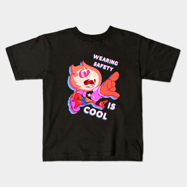 Safety is Cool Kids T-Shirt by duplicarto